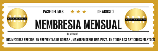 Membresía Mensual Agosto